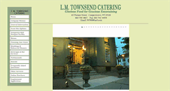 Desktop Screenshot of lmtownsendcatering.com